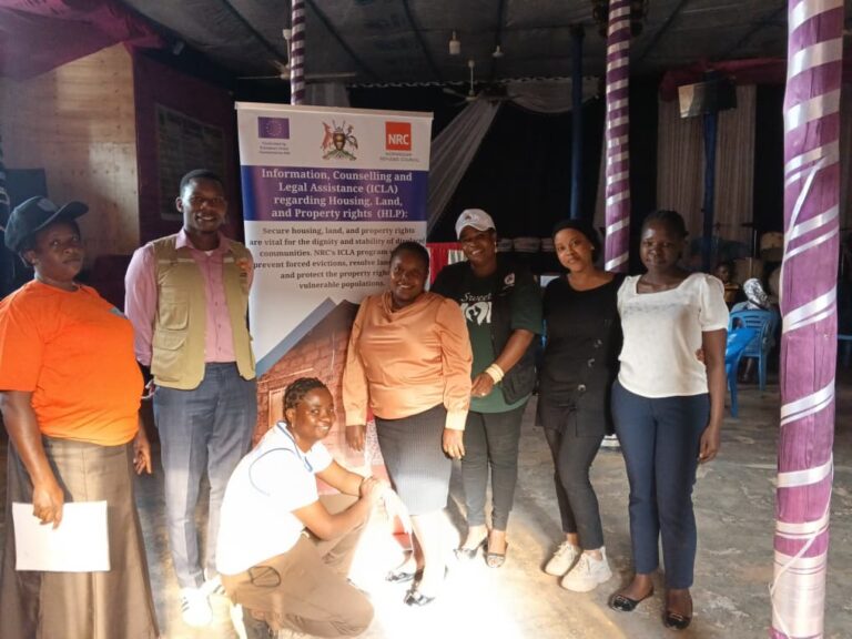Amigo Women Empowerment Association Ltd participated in the NRC and UNHCR Legal Aid Clinic in Kampala, supporting refugee communities with legal awareness.